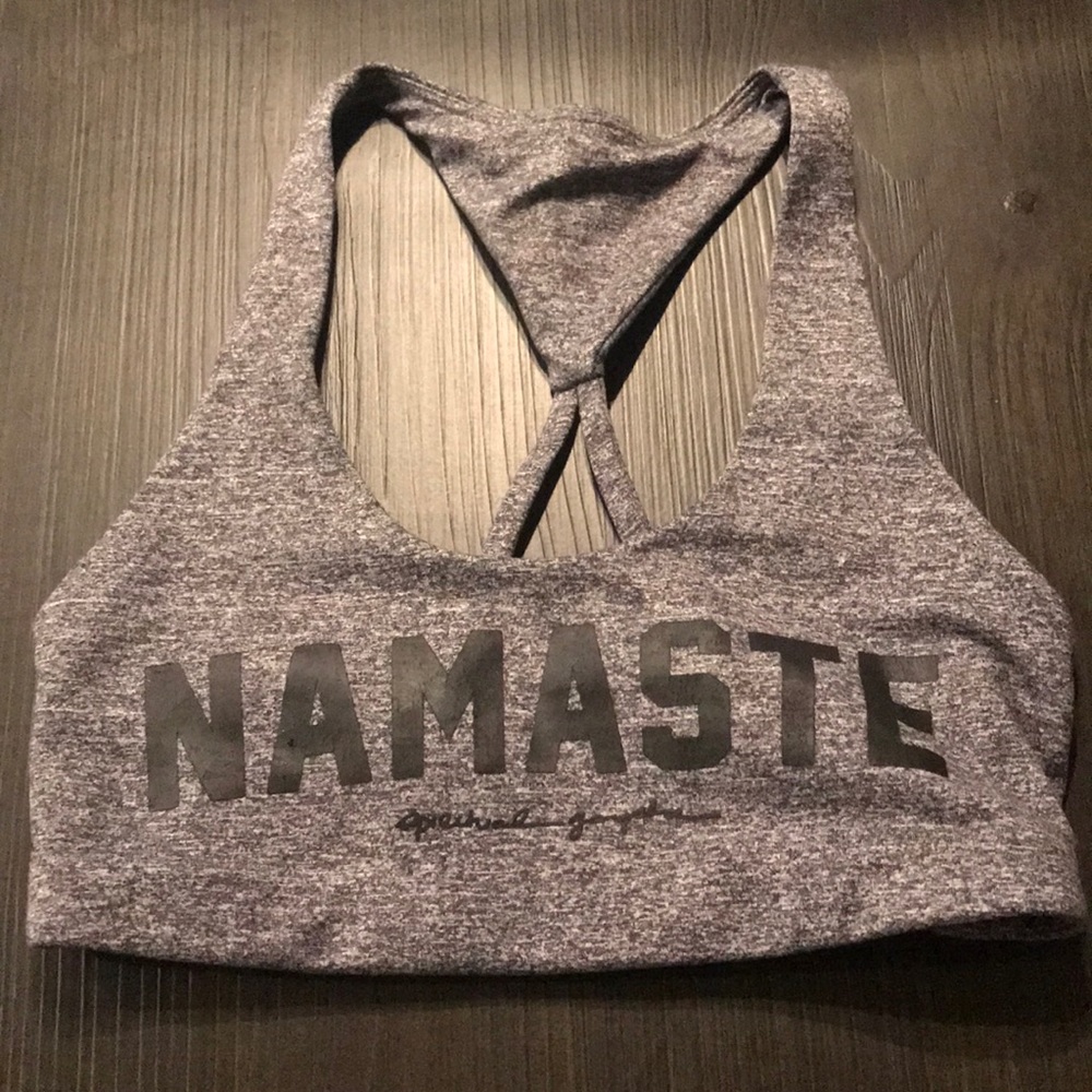 Spiritual Gangster sports bra. Runs small